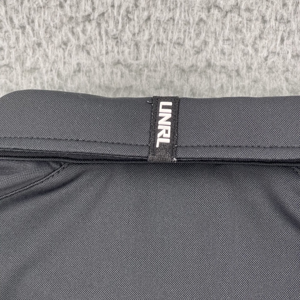 UNRL Polo Shirt Mens XL Black Lavender Barstool Sports Logo Performance Stretch - Picture 5 of 8